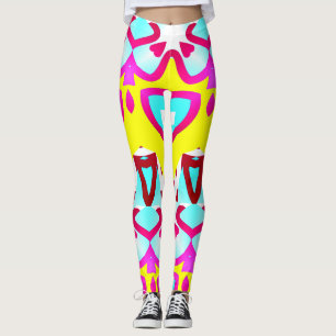 Multicolor seamless pattern "Ratti_Creative_Arts" Leggings
