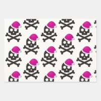 Multicolor Skull Wrapping Paper