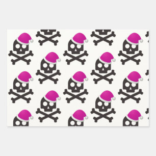 Multicolor Skull Wrapping Paper