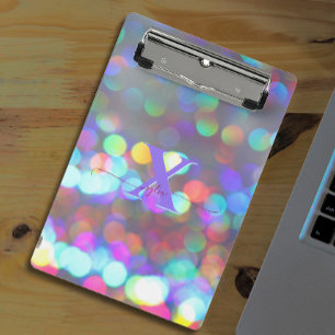 Multicolor Sparkles Mini Clipboard