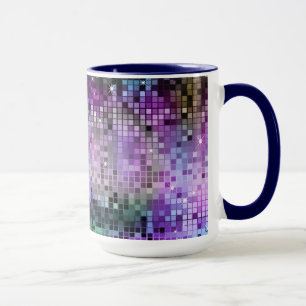 MultiColor Squares Mosaic Pattern Mug
