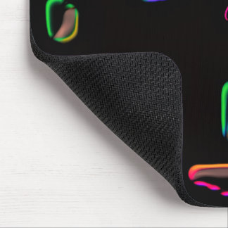 multicolor strange print/pattern mouse pad