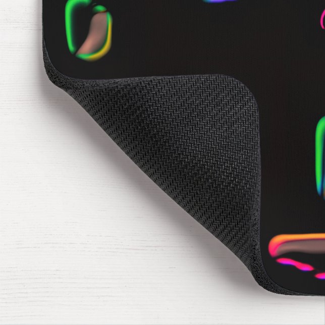 multicolor strange print/pattern  mouse pad (Corner)