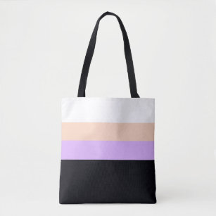 Multicolor Stripe Collection#12 Tote Bag