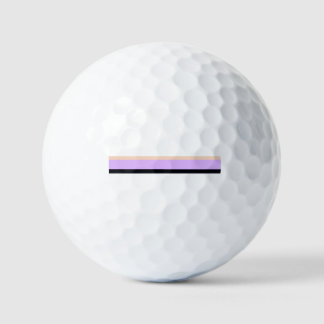 Multicolor Stripe Golf Balls