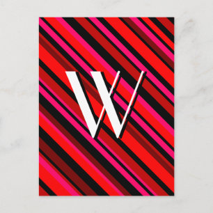 Multicolor Stripe Postcard