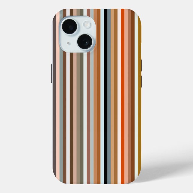 Multicolor Striped Pattern  Case-Mate iPhone Case (Back)