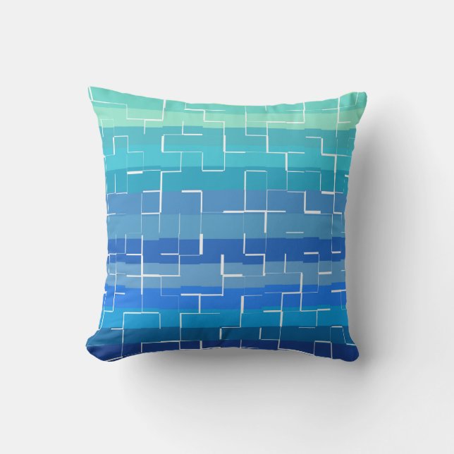 Multicolor Striped Pattern Cushion (Front)