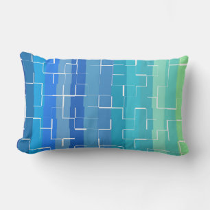 Multicolor Striped Pattern Lumbar Cushion