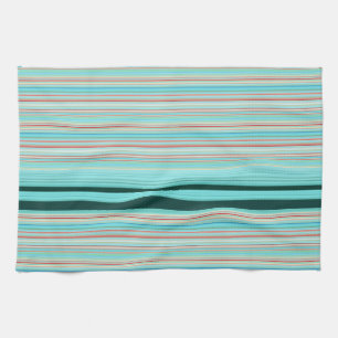 Multicolor Striped Pattern Tea Towel