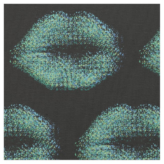 Multicolor Stylish Lips #4 Fabric (Close Up)