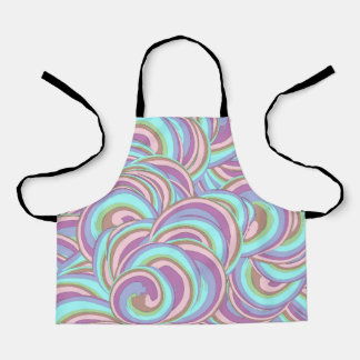 Multicolor Swirls Pattern Apron
