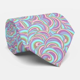Multicolor Swirls Pattern Tie