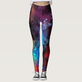 Multicolor Texture Leggings