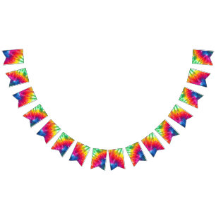 Multicolor Tie-Dye Bunting