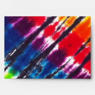 Multicolor Tie-Dye Envelope
