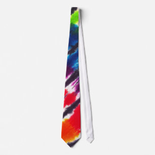 Multicolor Tie-Dye Tie