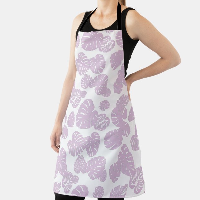 Multicolor Tropical Leaves 10 Apron (Insitu)