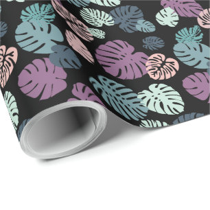 Multicolor Tropical Leaves 5 Wrapping Paper