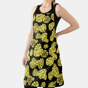 Multicolor Tropical Leaves 7 Apron