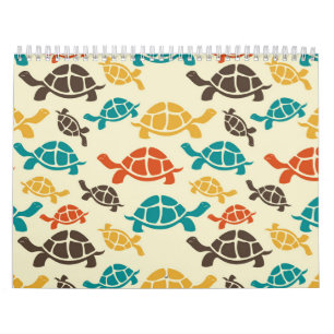 Multicolor Turtle Calendar