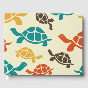 Multicolor Turtle Guest Book
