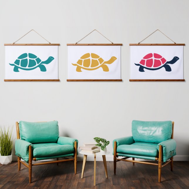 Multicolor Turtle Hanging Tapestry (Living Room)