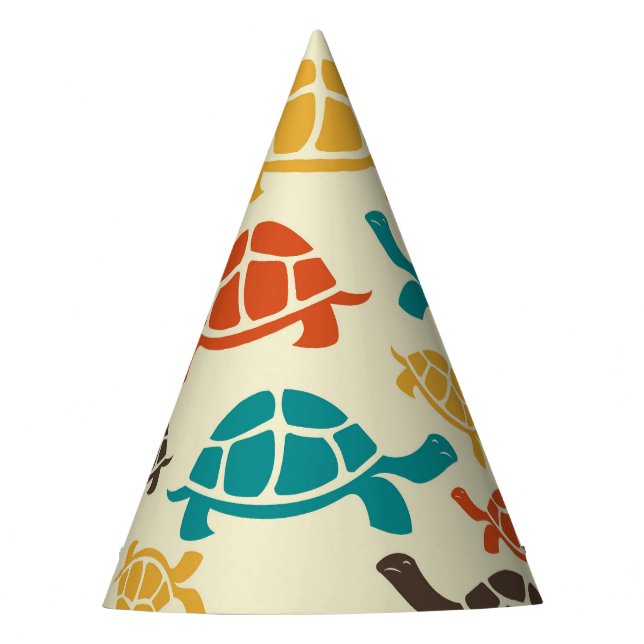 Multicolor Turtle Party Hat (Front)
