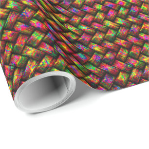 Multicolor Weave 1 Wrapping Paper