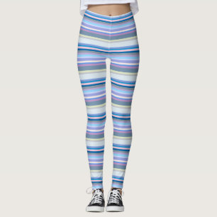 Multicolor Yellow/Grey/Beige/Pink/Purple/Blue Leggings