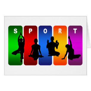 Multicolor Yoga Emblem