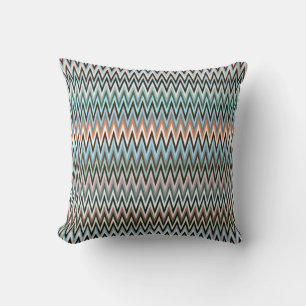 Multicolor Zigzag Pattern Cushion