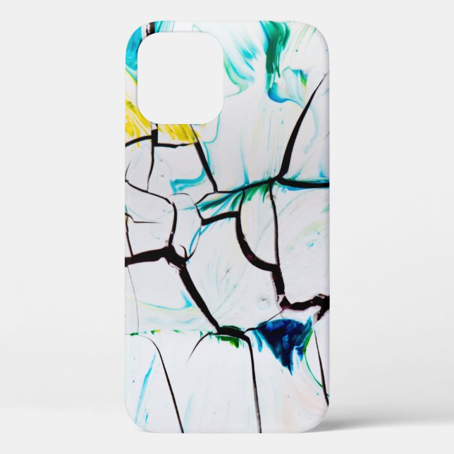MULTICOLORED ABSTRACT PAINTING Case-Mate iPhone CASE (Back)