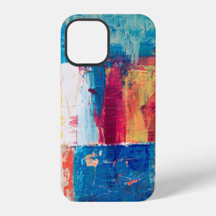 Multicolored abstract painting iPhone 12 case