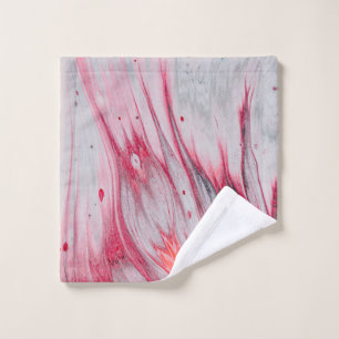 Multicolored abstract painting wash cloth
