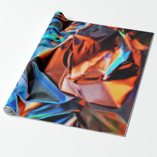 Multicolored abstract painting wrapping paper