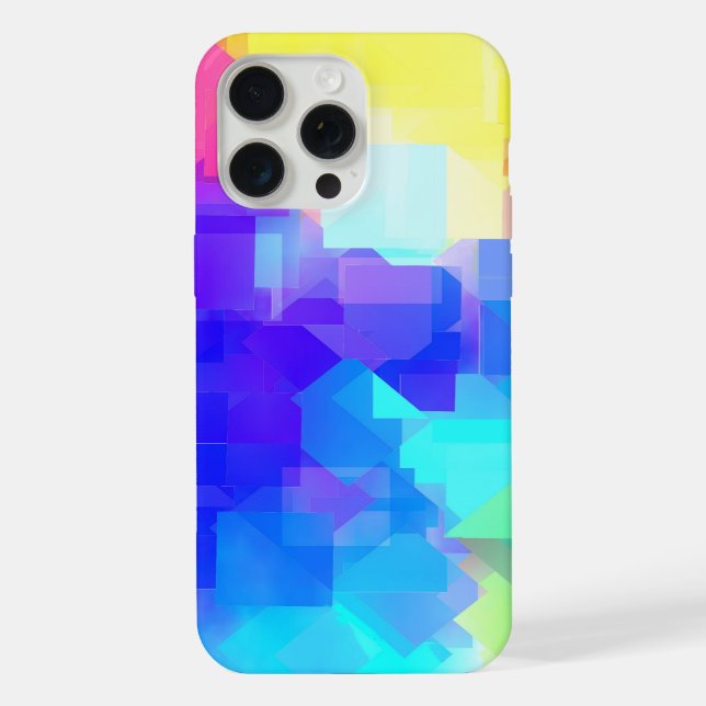 MultiColored Abstract Textured Cover For iPhone (Back)