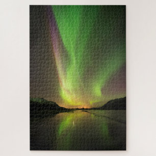 Multicolored Aurora Jigsaw Puzzle