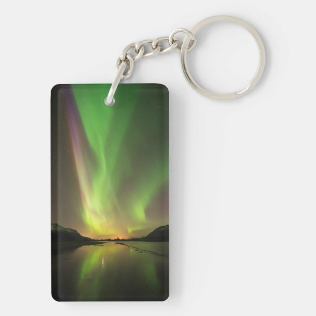 Multicolored Aurora Key Ring (Back)