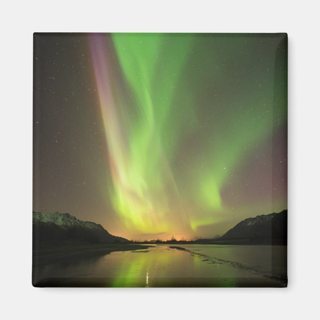 Multicolored Aurora Magnet (Front)