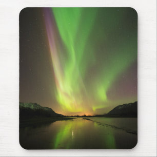 Multicolored Aurora Mouse Pad