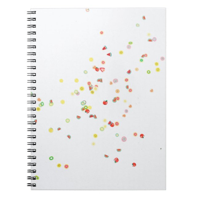 Multicolored balloon display notebook (Front)
