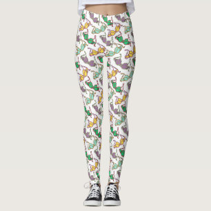 Multicolored Bra Pattern Leggings