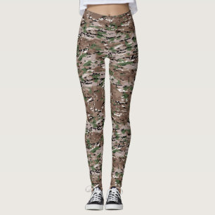 Multicolored Camo Leggings