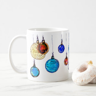 Multicolored Christmas balls Coffee Mug