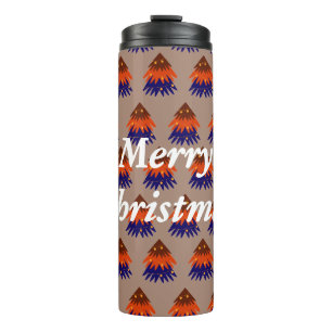 Multicolored Christmas Tree - Thermal Tumbler