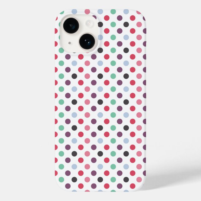 multicolored circle pattern Case-Mate iPhone case (Back)