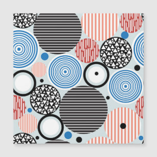 Multicolored circles, graphic pattern design.