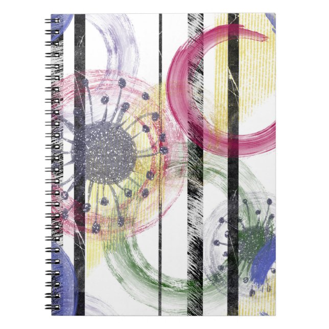 Multicolored circles notebook (Front)