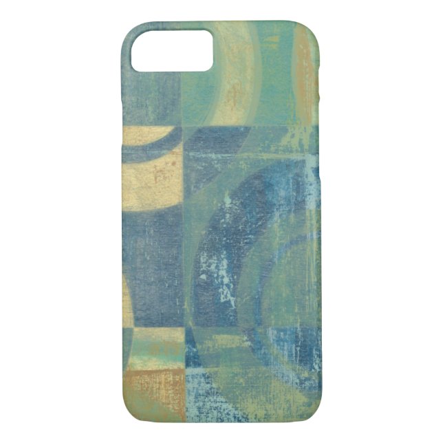Multicolored Circles & Panels Case-Mate iPhone Case (Back)